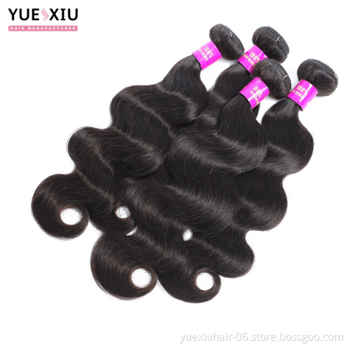 Brazilian Hair Body Wave Bundles With Closure100% Virgin Human Hair Extensions Hair Closure